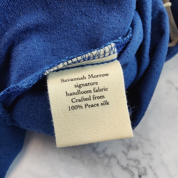 Savannah Morrow Jada Pants Midnight 100% Peace Silk XS NWT $420 - Picture 11 of 15